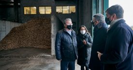 Miquel Noguer visita l'EDAR de Blanes, un exemple d'instal·lació de tractament global de l'aigua